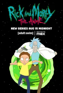 Постер к сериалу  Рик и Морти: Аниме  1-2 сезон